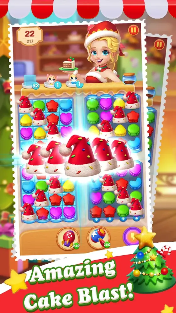 Cake Jam Drop gameplay screen two