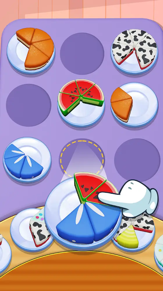 Cake Sort - Color Puzzle Game gameplay screen two